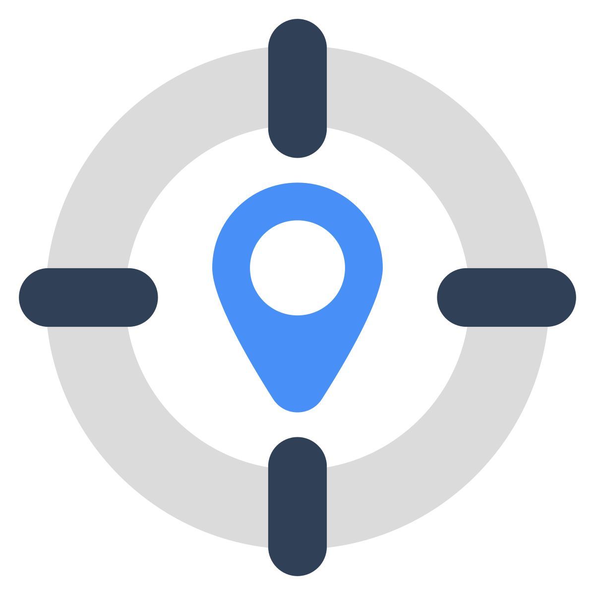 cible de localisation icon
