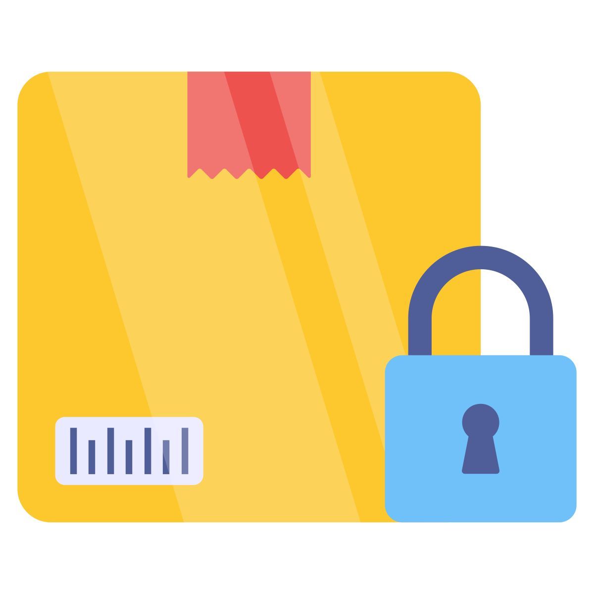 verschlossenes paket icon