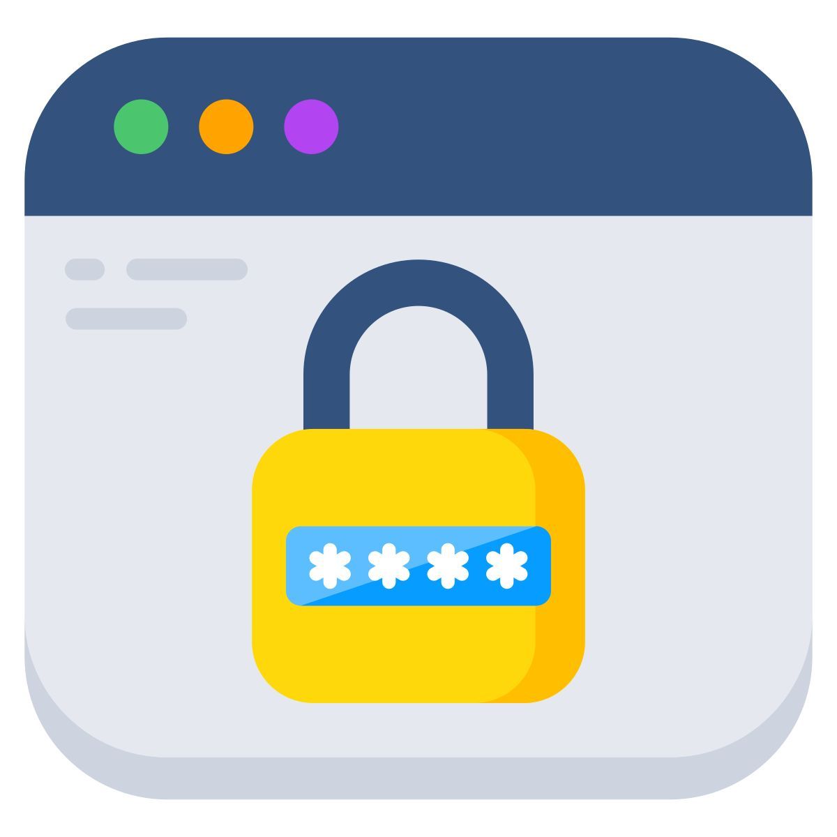잠긴 웹사이트 icon