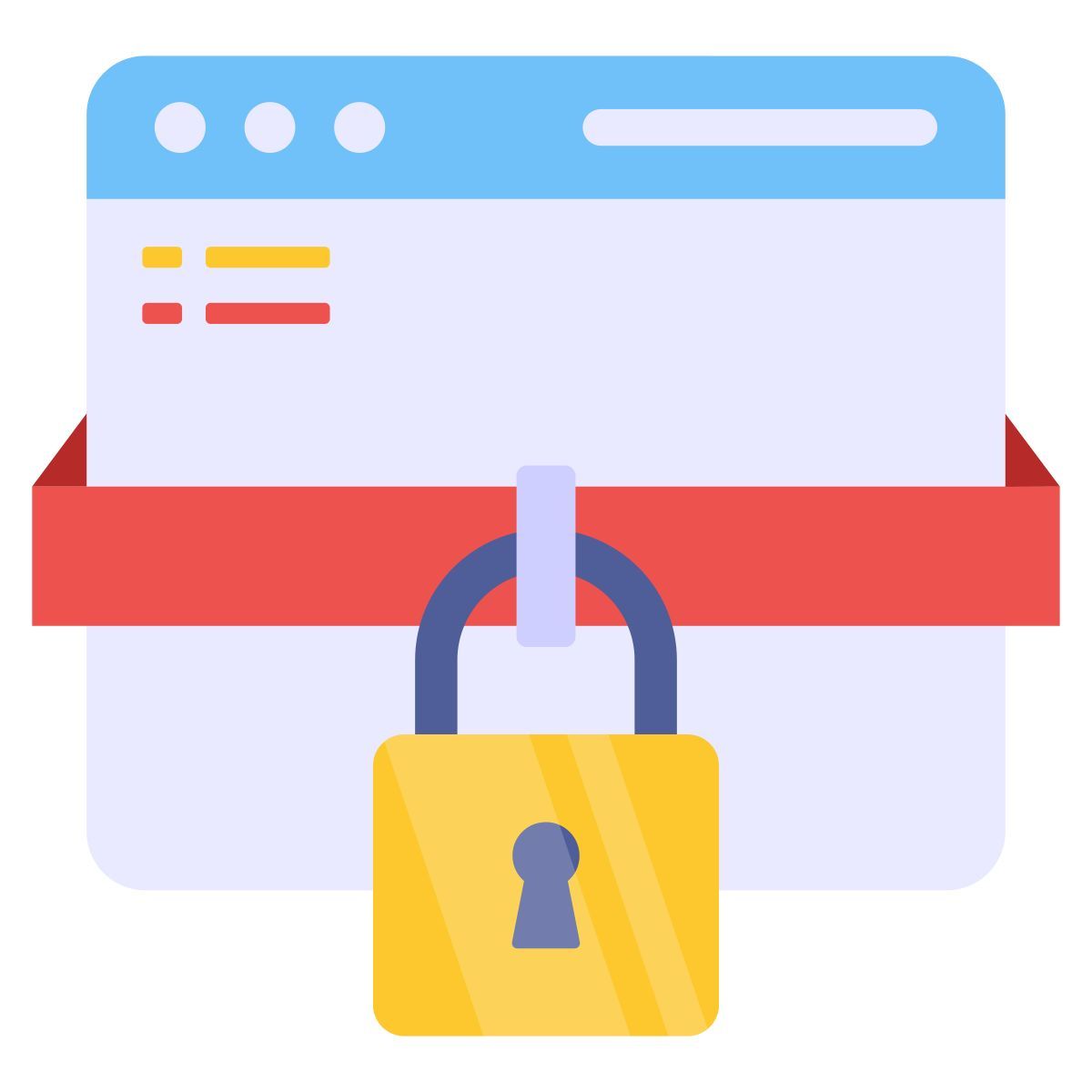 Site Web verrouillé icon