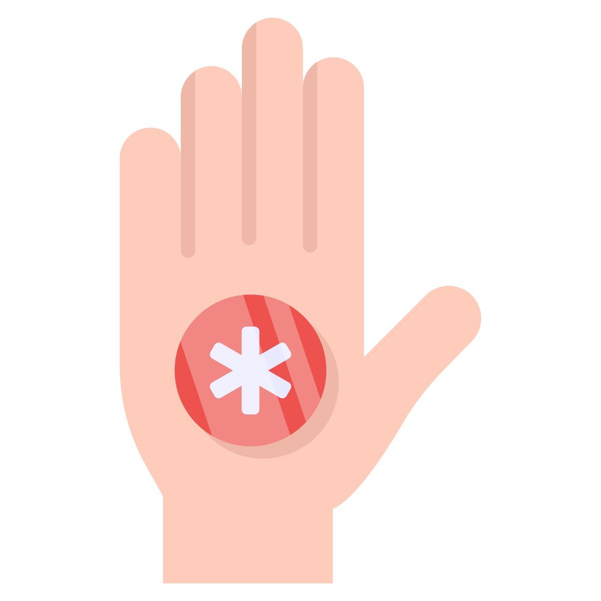 medical hand icon