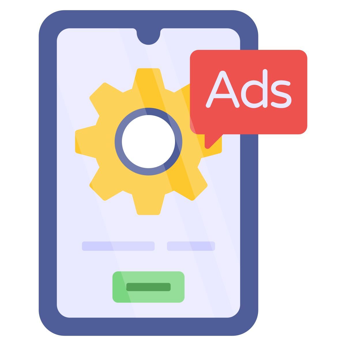 mobile ad management icon