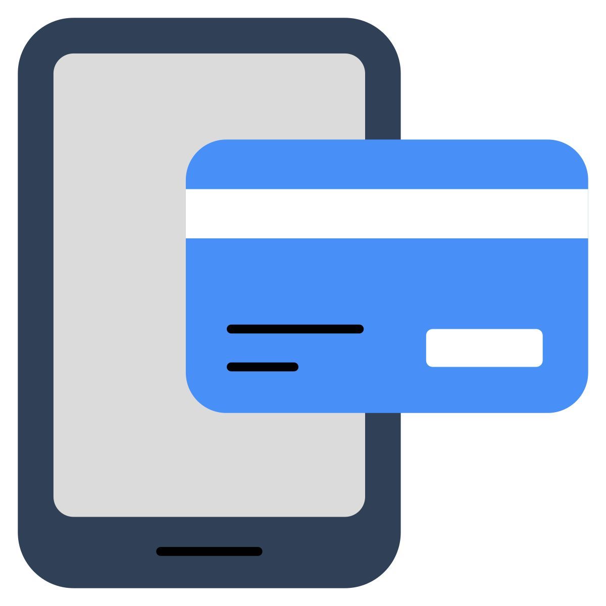mobile card payment icon