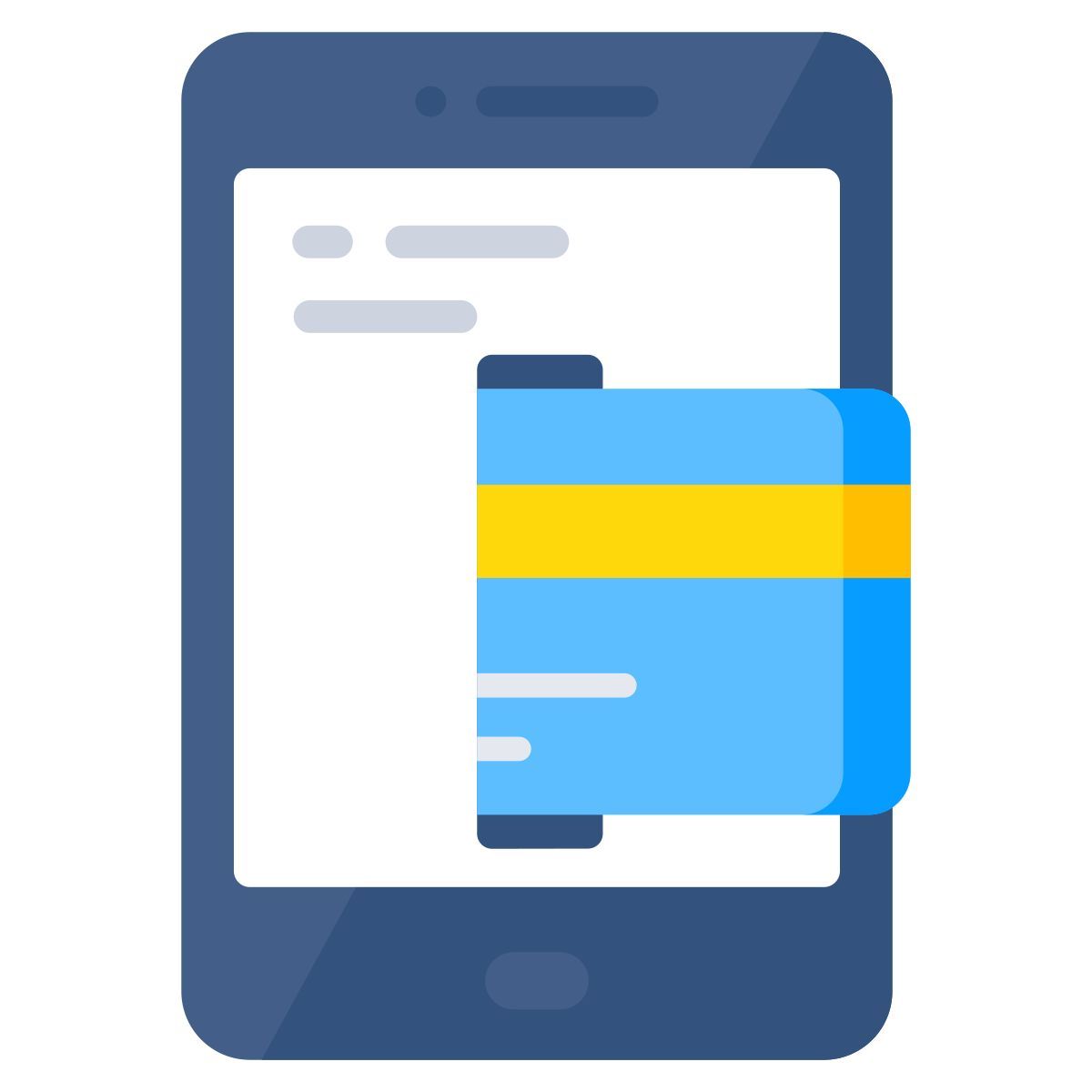 mobile card payment icon