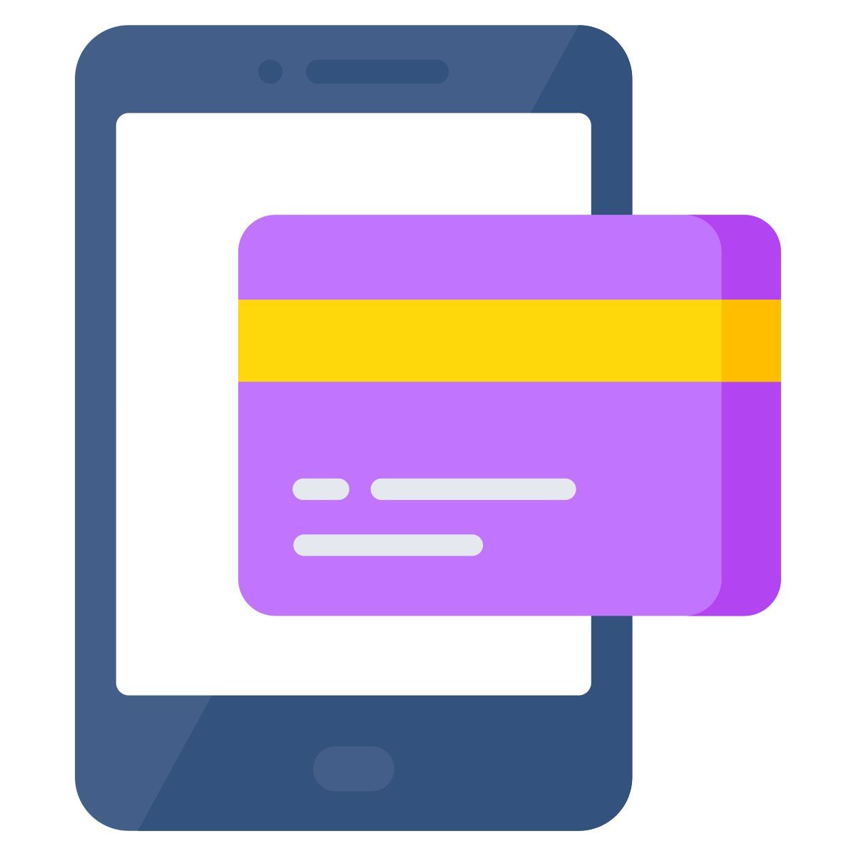 mobile card payment icon