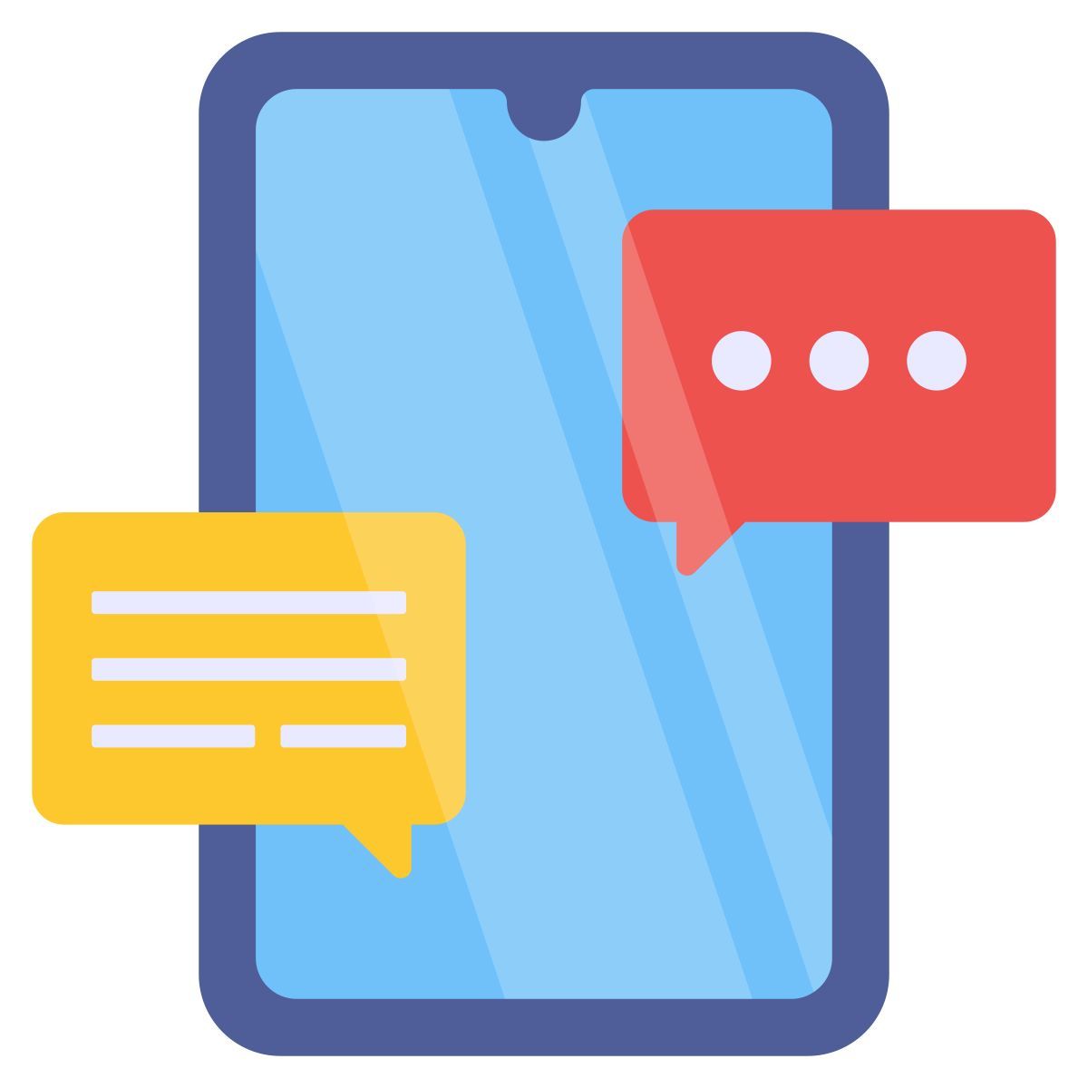 mobile chat icon