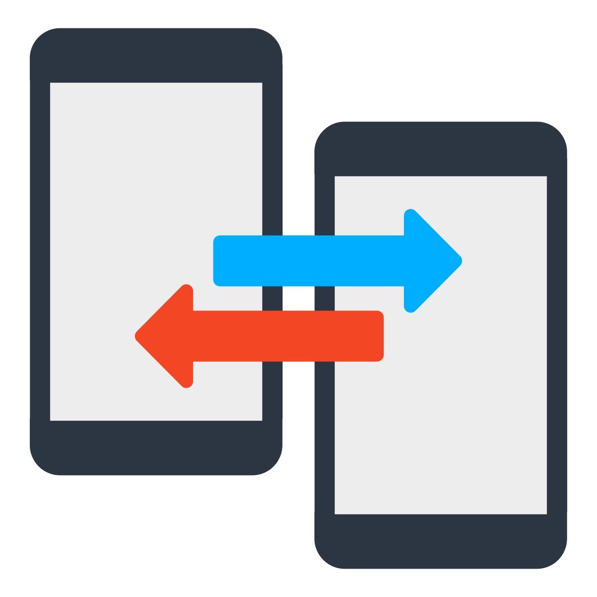 mobile data transfer icon