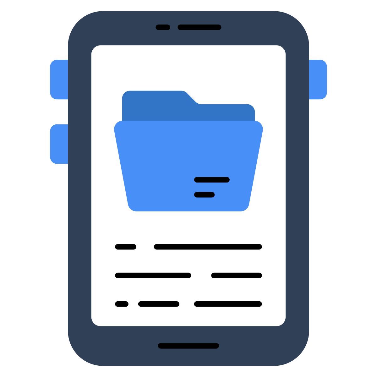 mobiler ordner icon