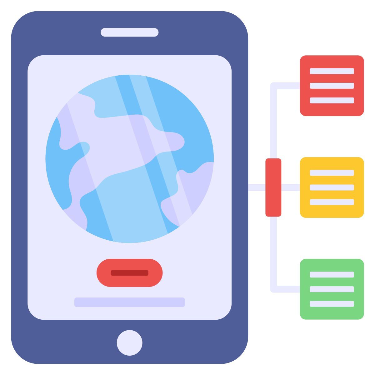 mobile global network icon