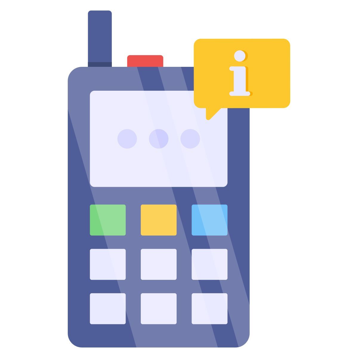 mobile info chat icon