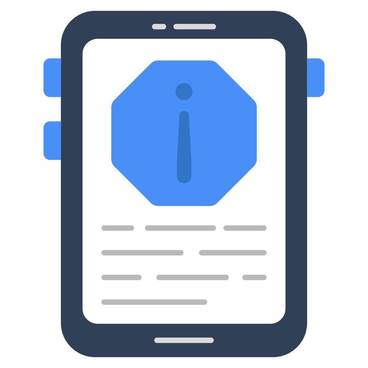 mobile informationen icon