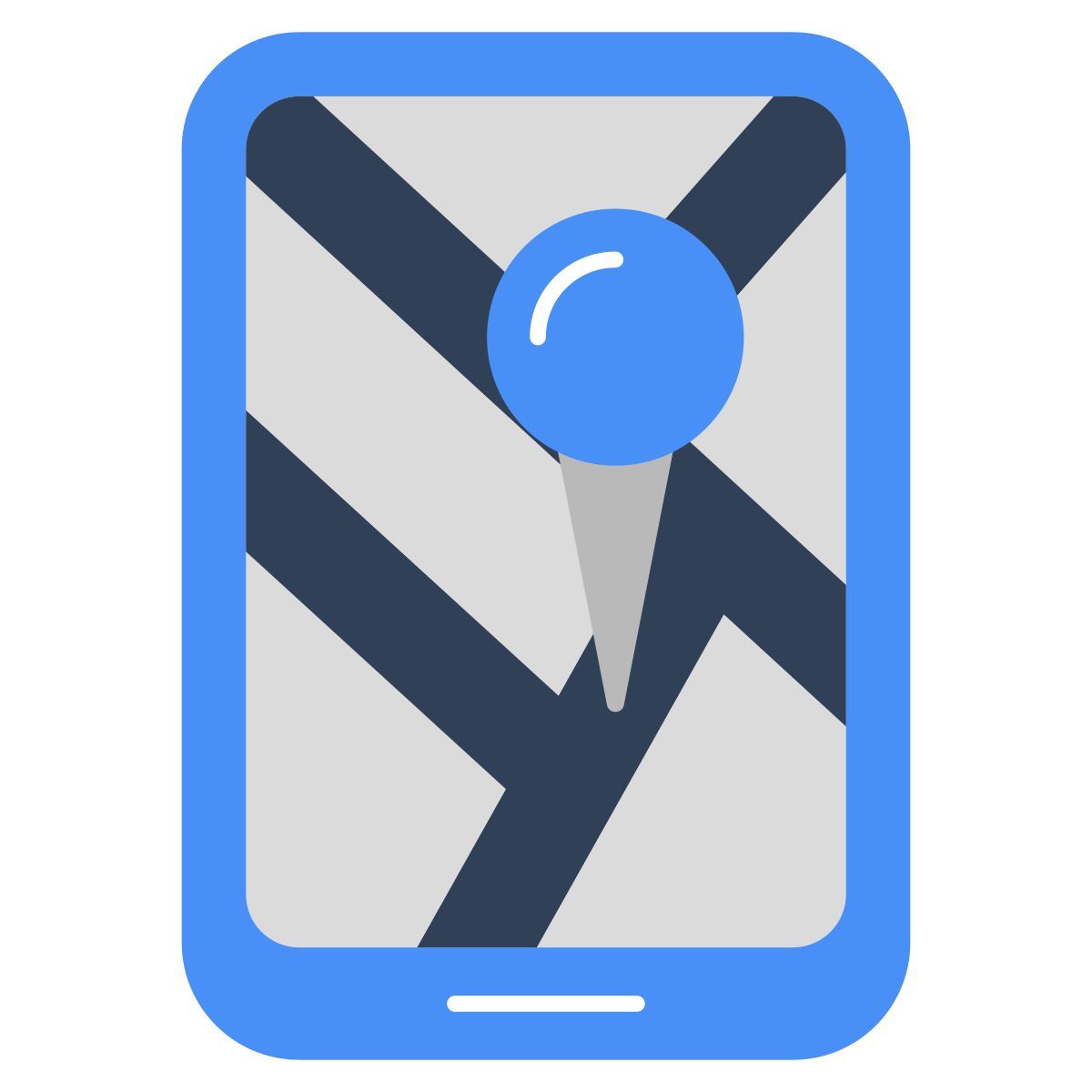 aplicación de ubicación móvil icon