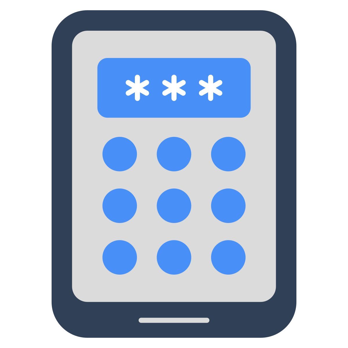 mobile pattern lock icon
