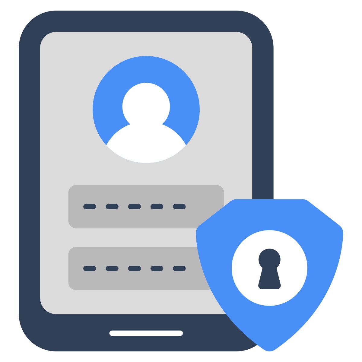 mobile profile login icon