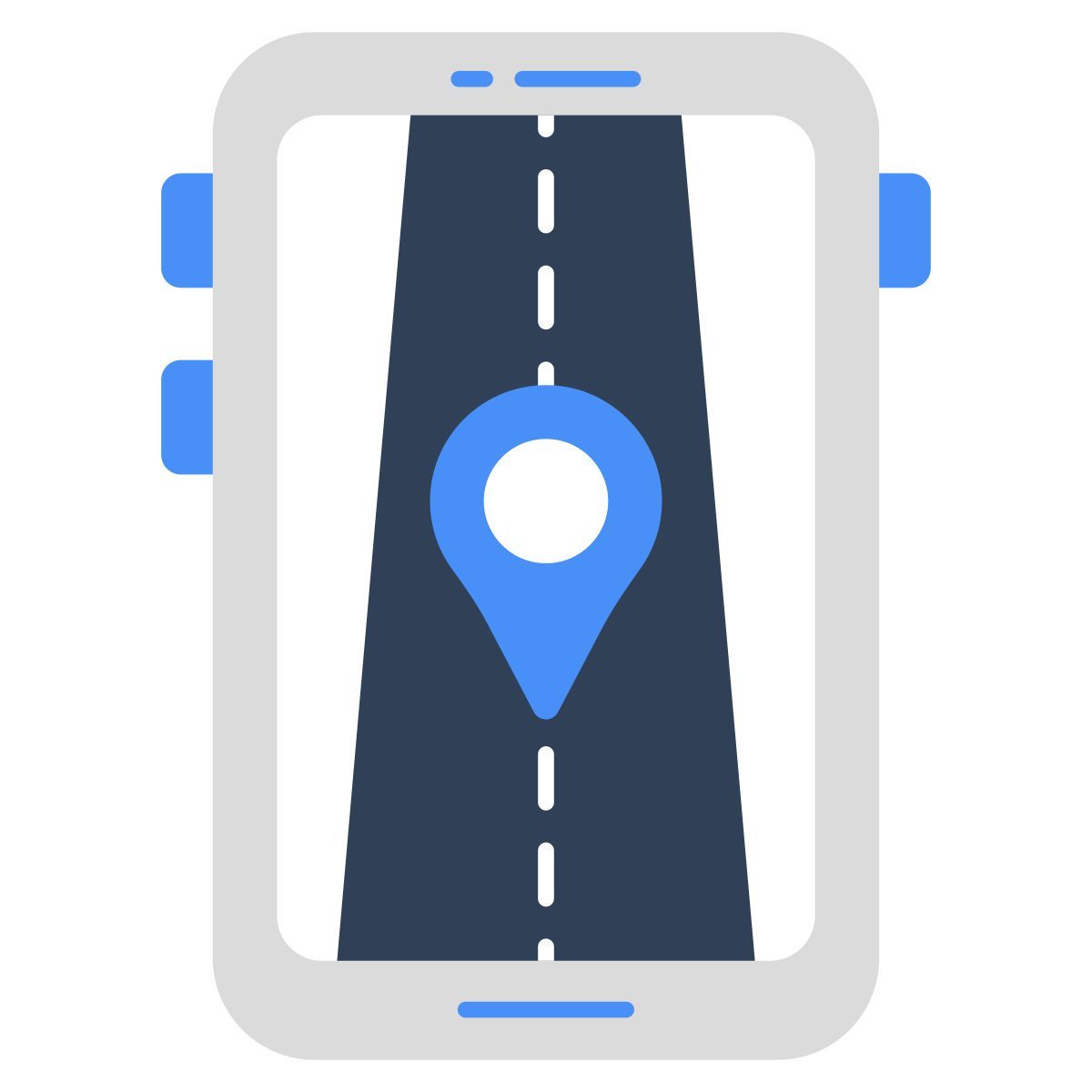 mobile road location icon