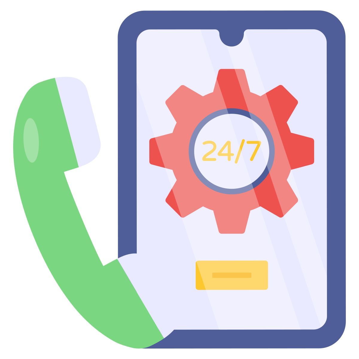 mobile service call icon