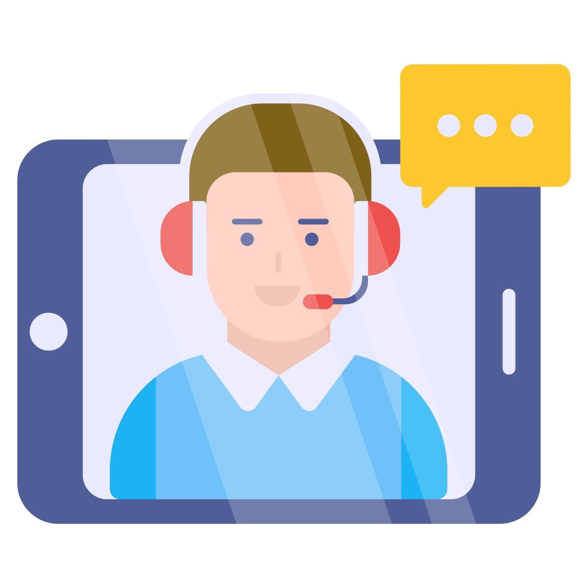 mobile support icon