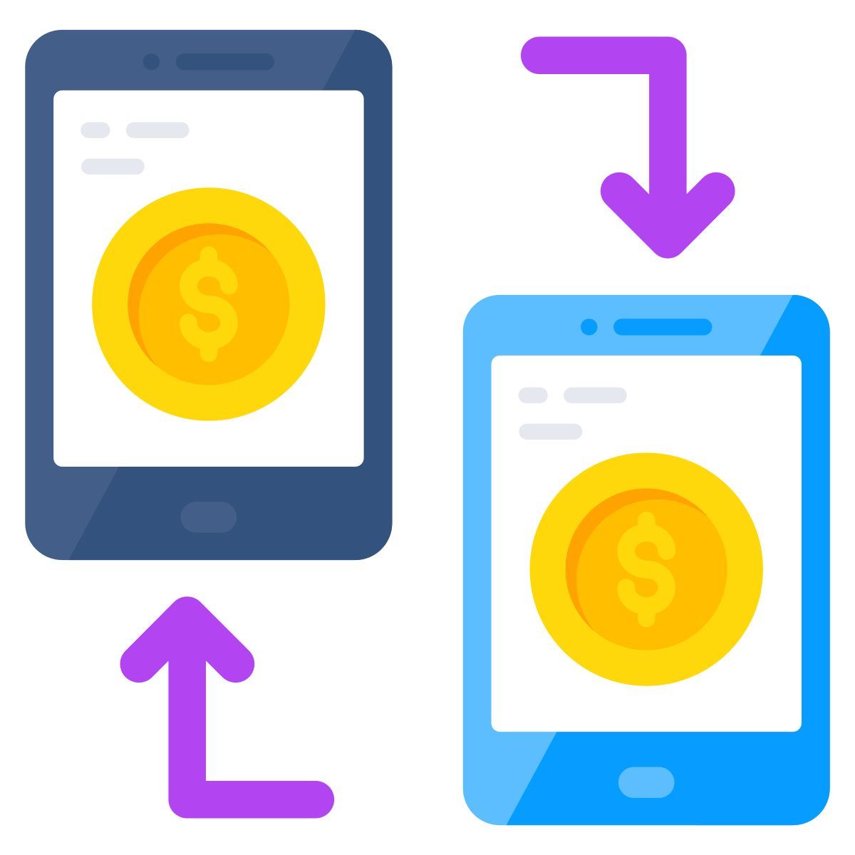 mobile transfer icon