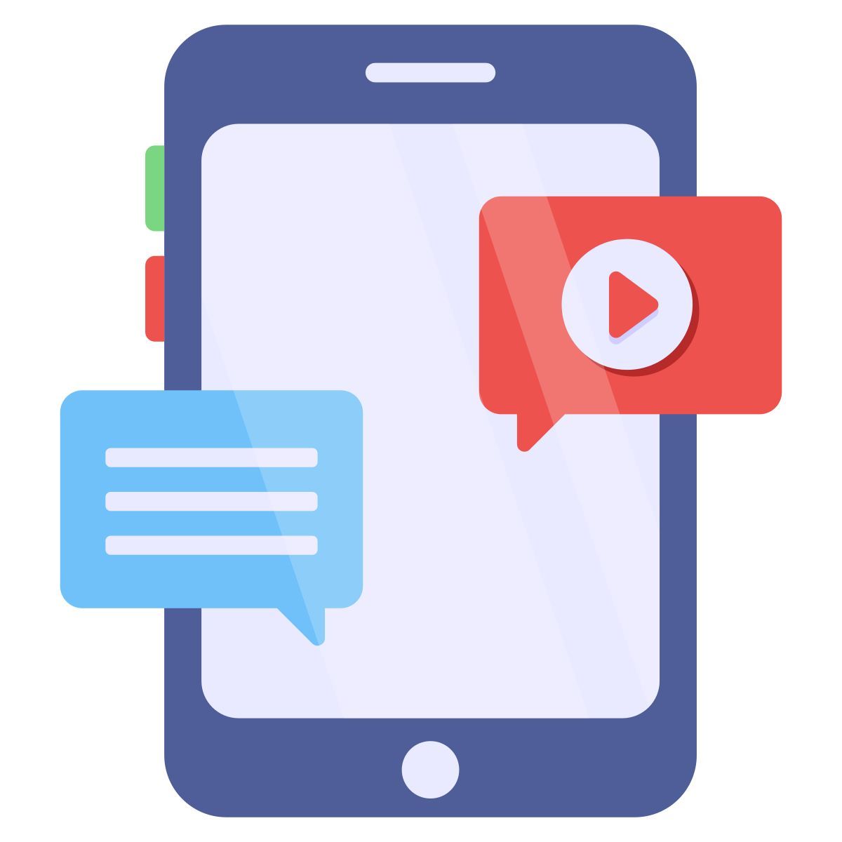 mobile video chat icon