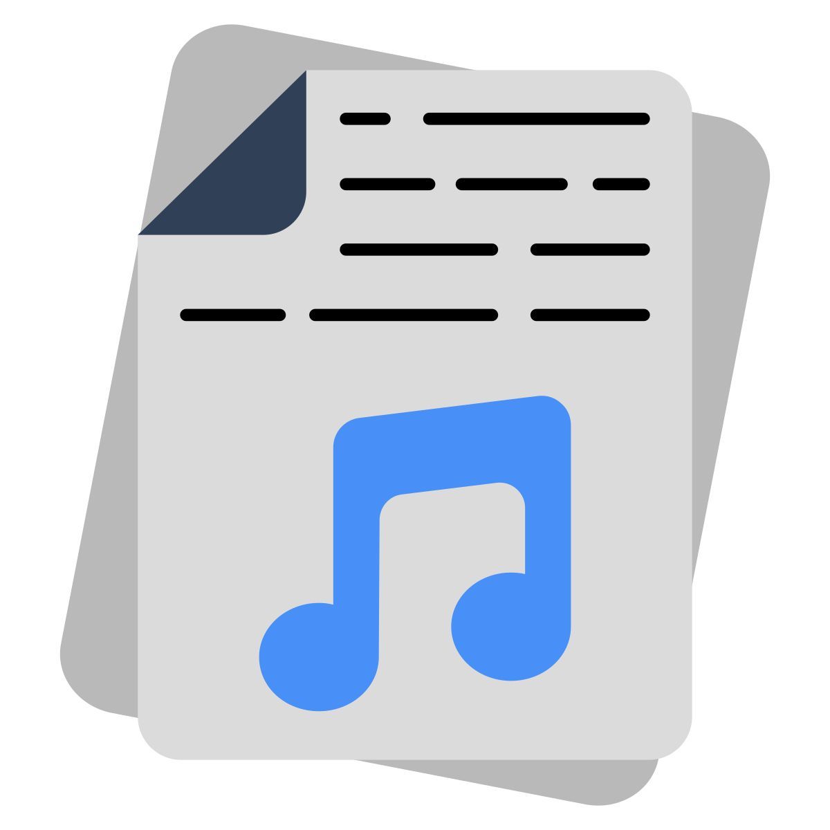 fichier musical icon
