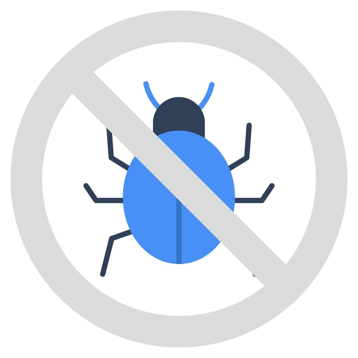 no bug icon