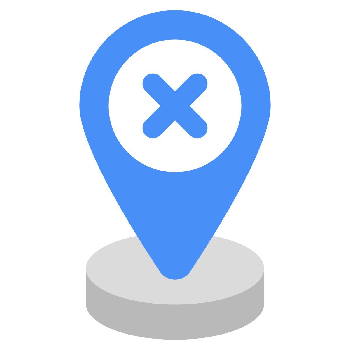 no location icon