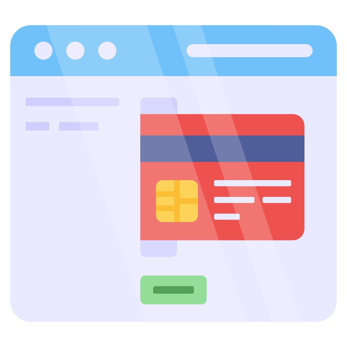 online card payment icon