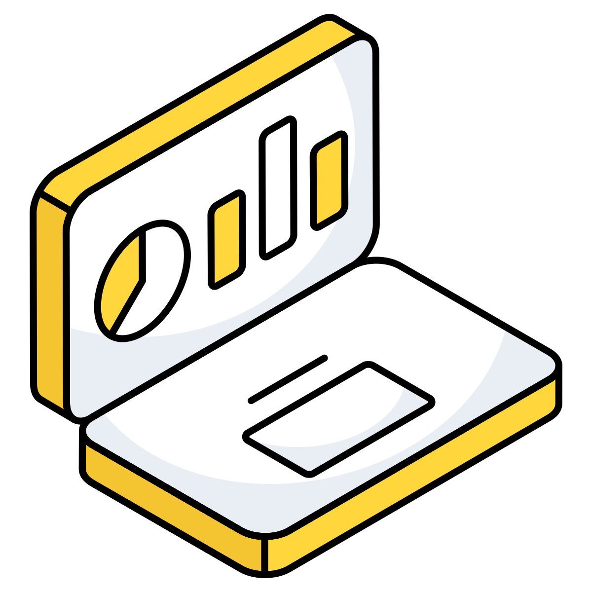 gráfico en línea icon