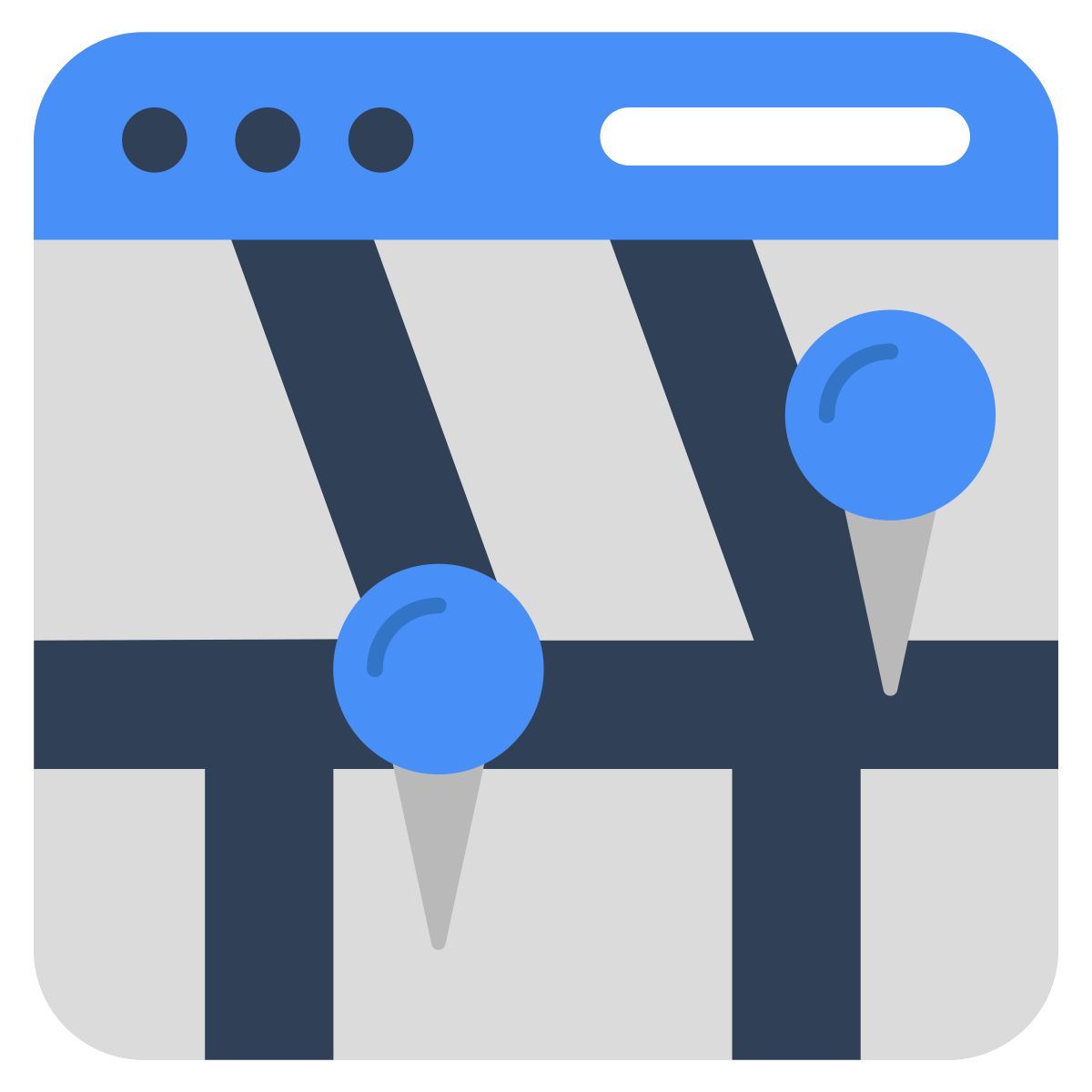 온라인 지도 icon