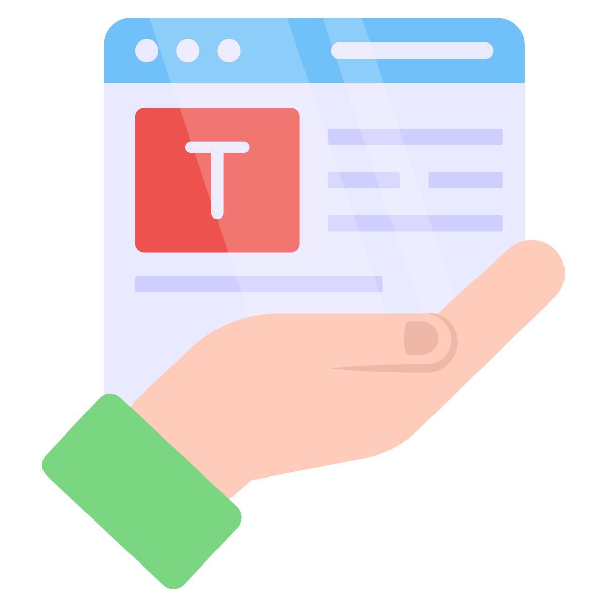 online texterstellung icon