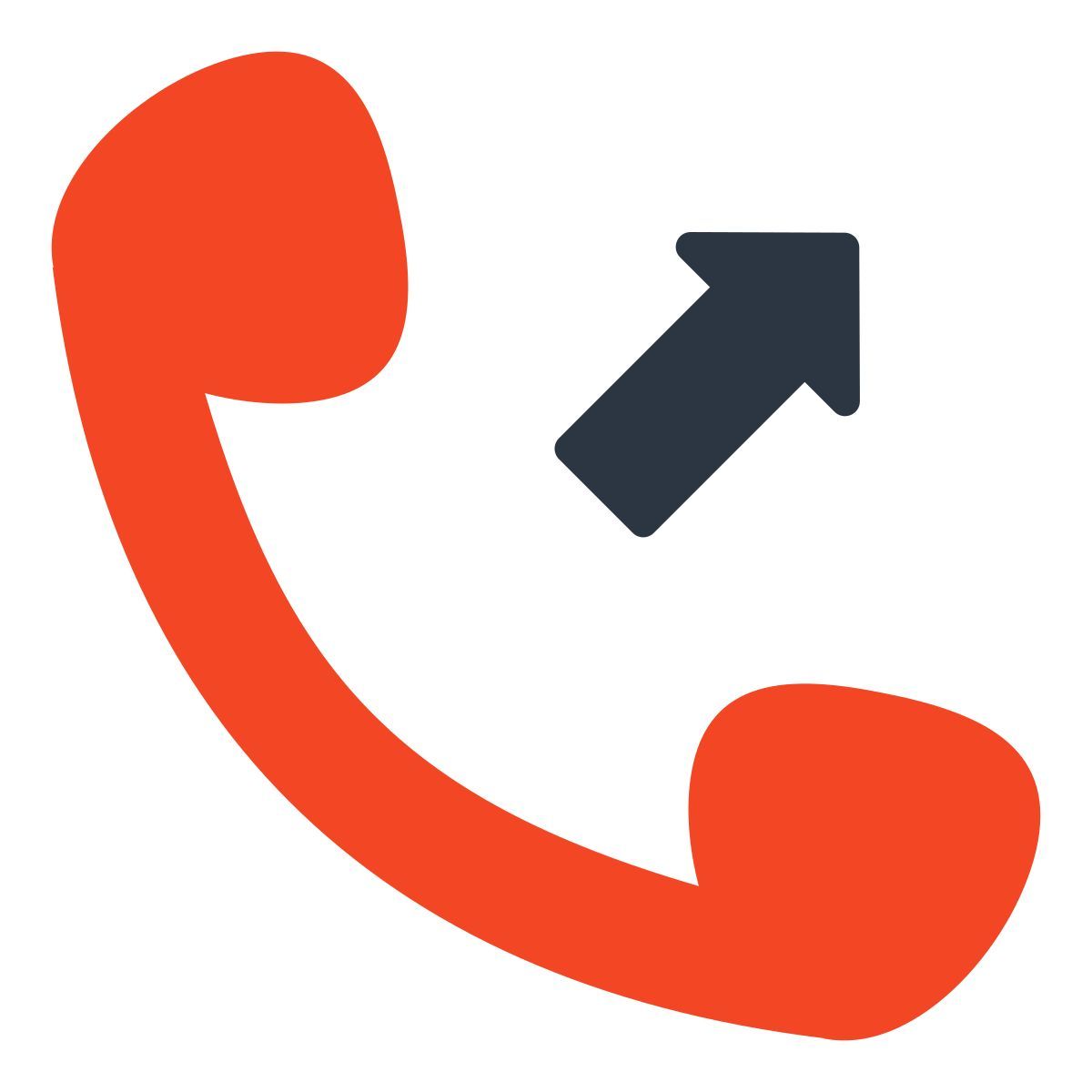 outgoing call icon