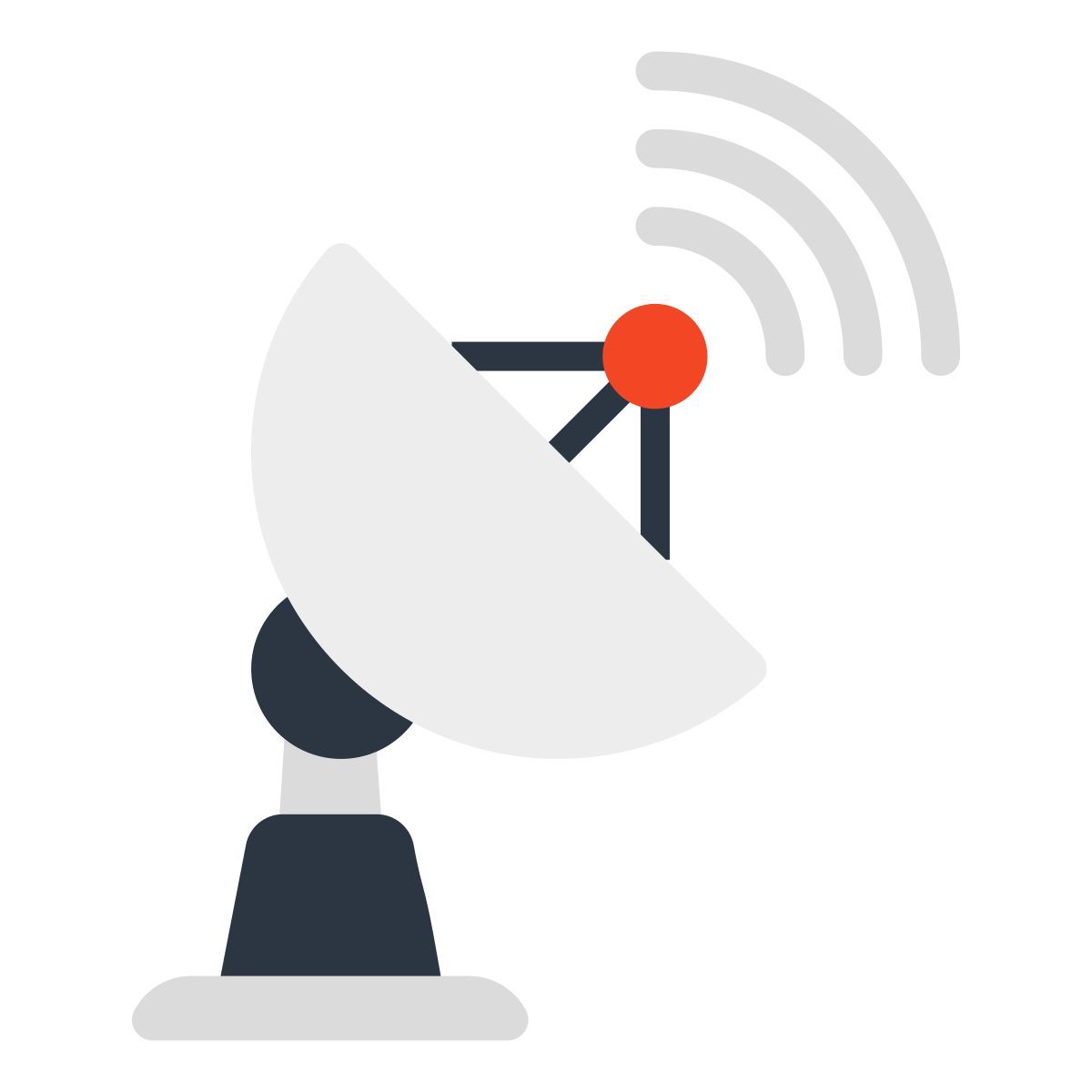 parabolic antenna icon