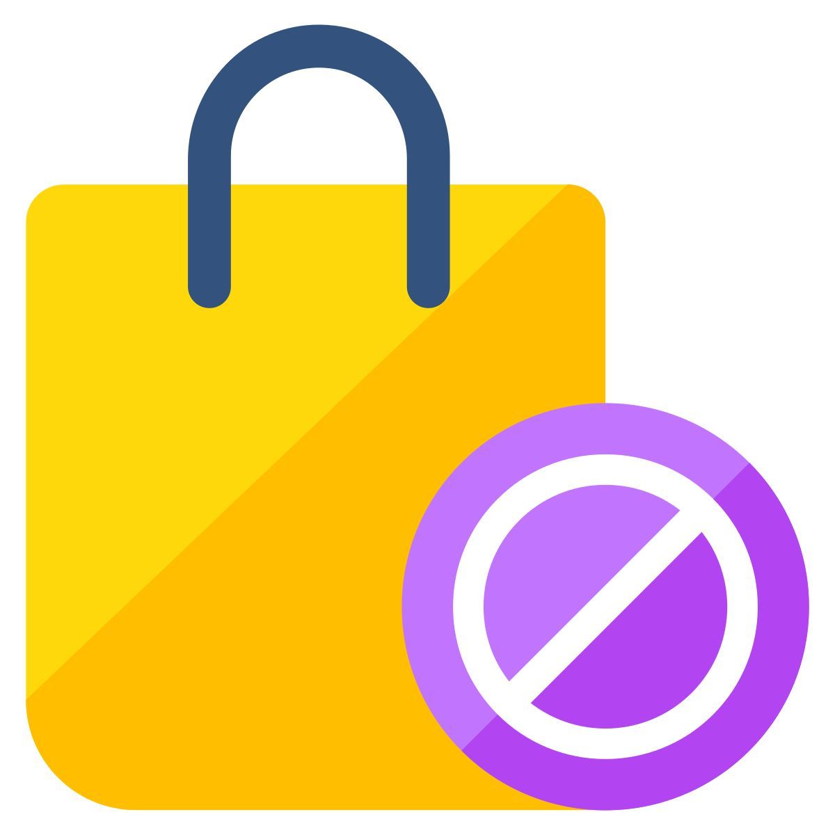 parcel ban icon