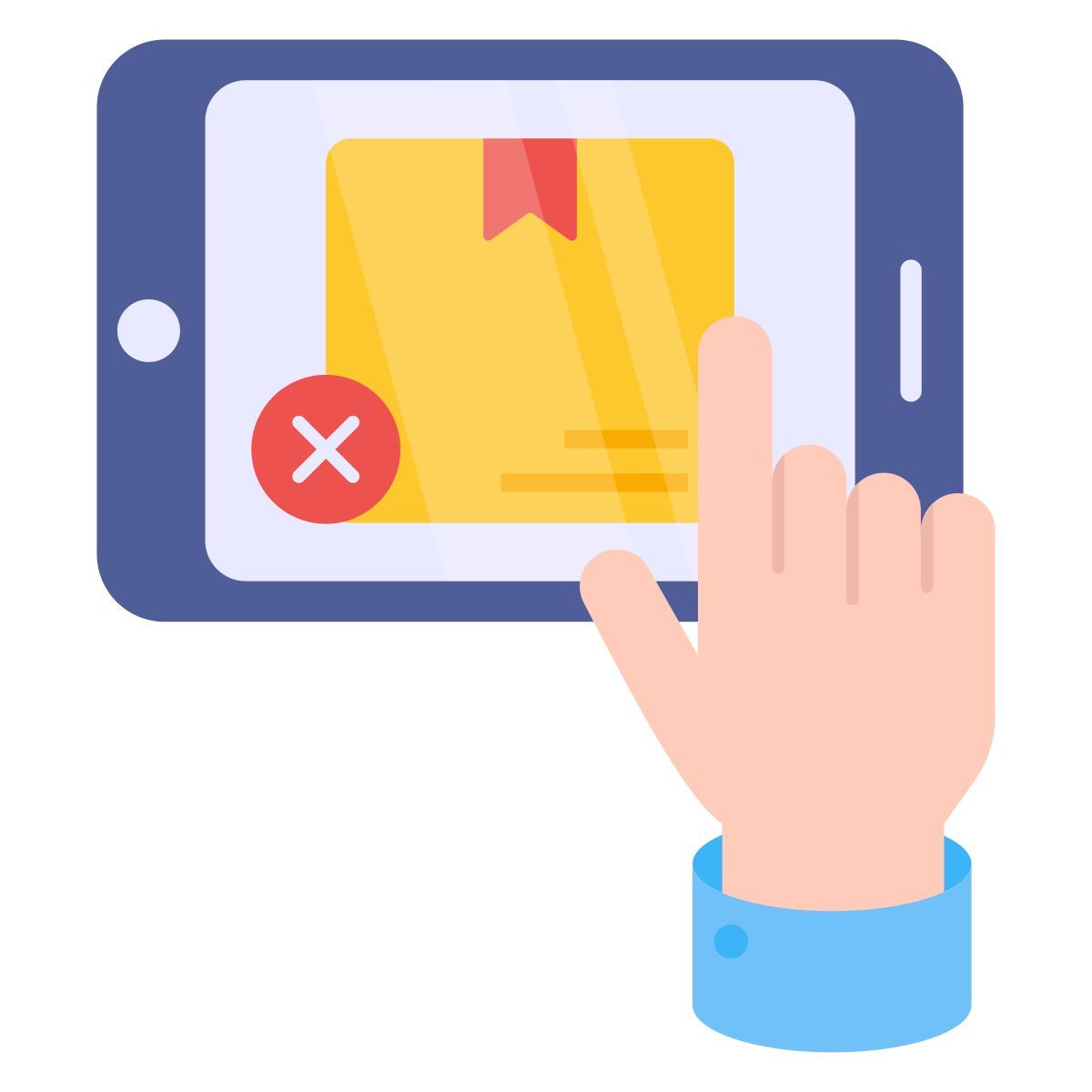 paket stornieren icon