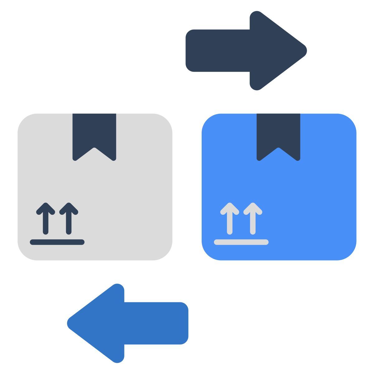 parcel exchange icon