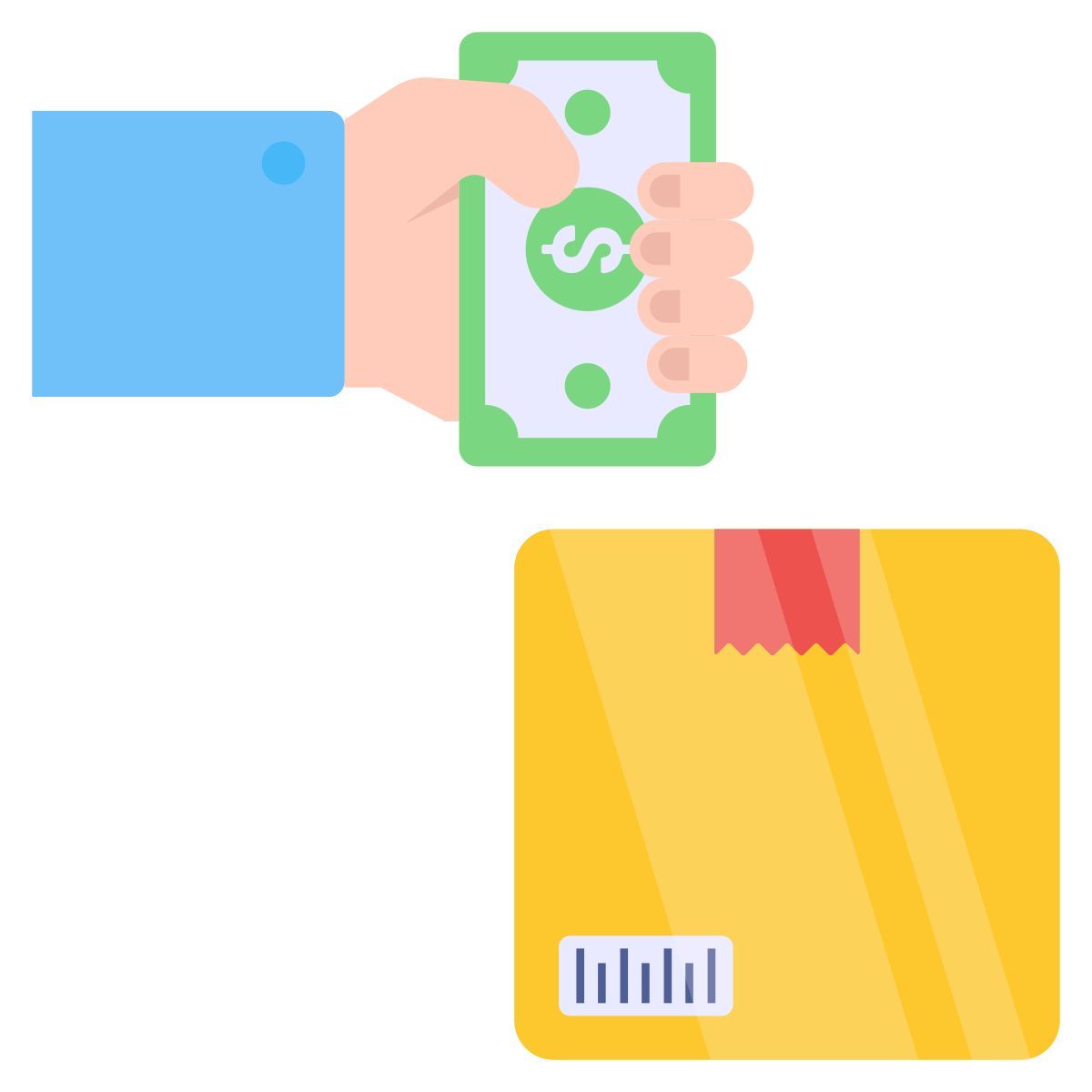 parcel payment icon