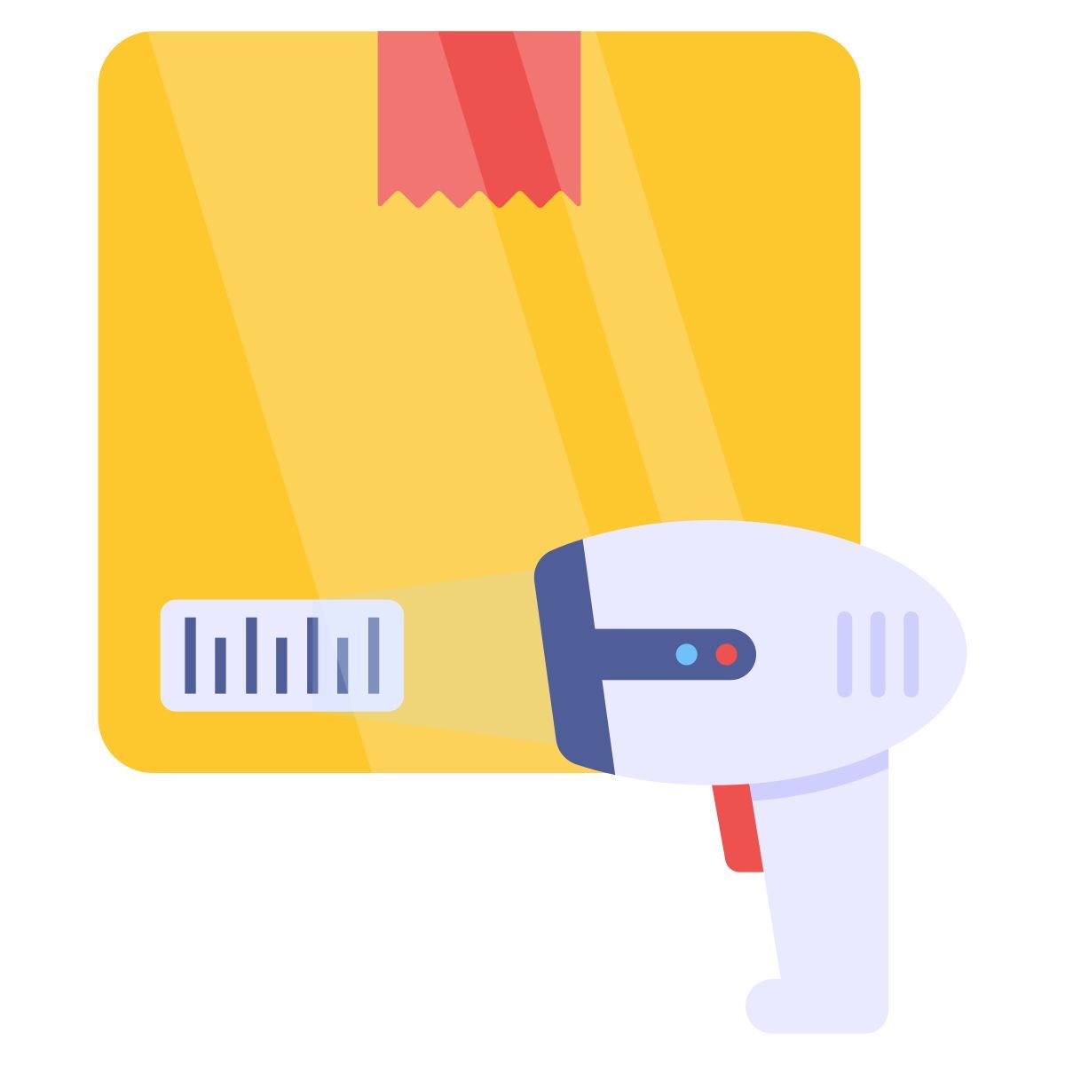 parcel scanning icon