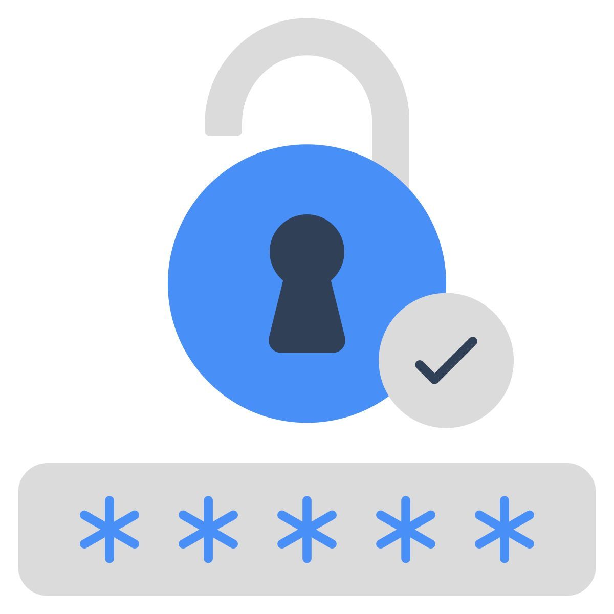 password lock icon