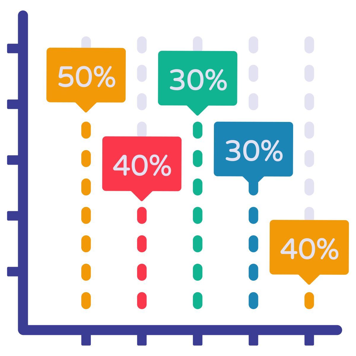 percentage chart icon