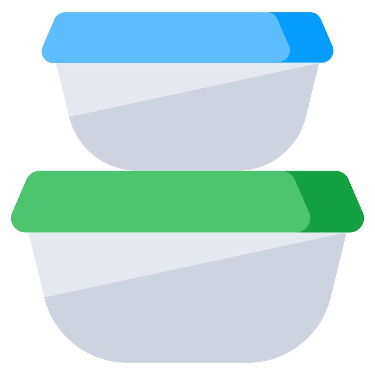 plastic containers icon