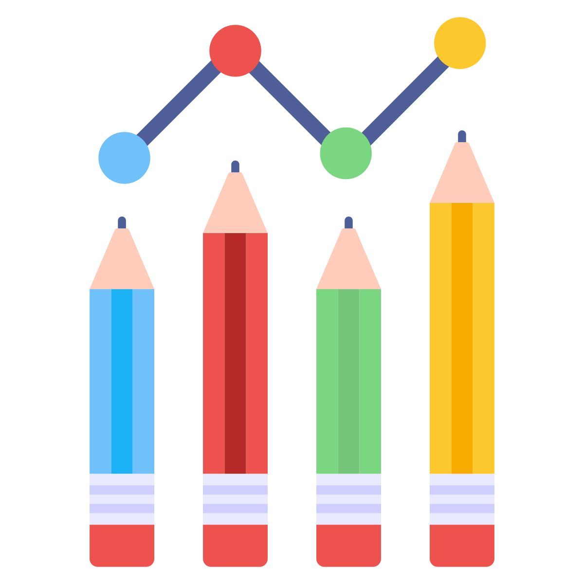 grafico polilinea icon