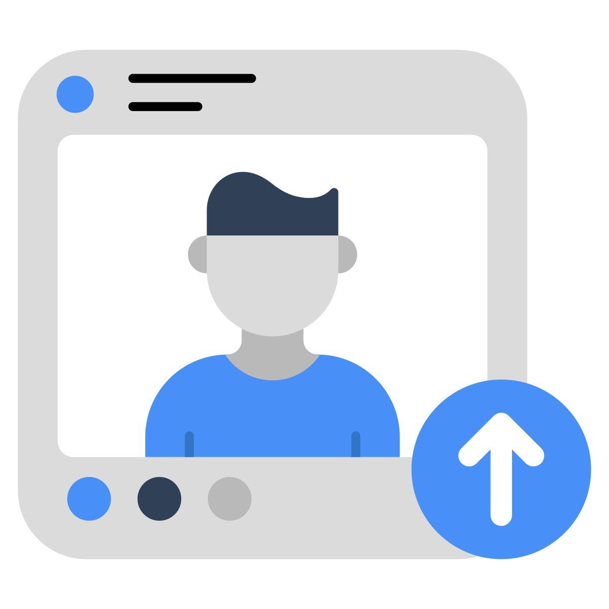upload profile icon