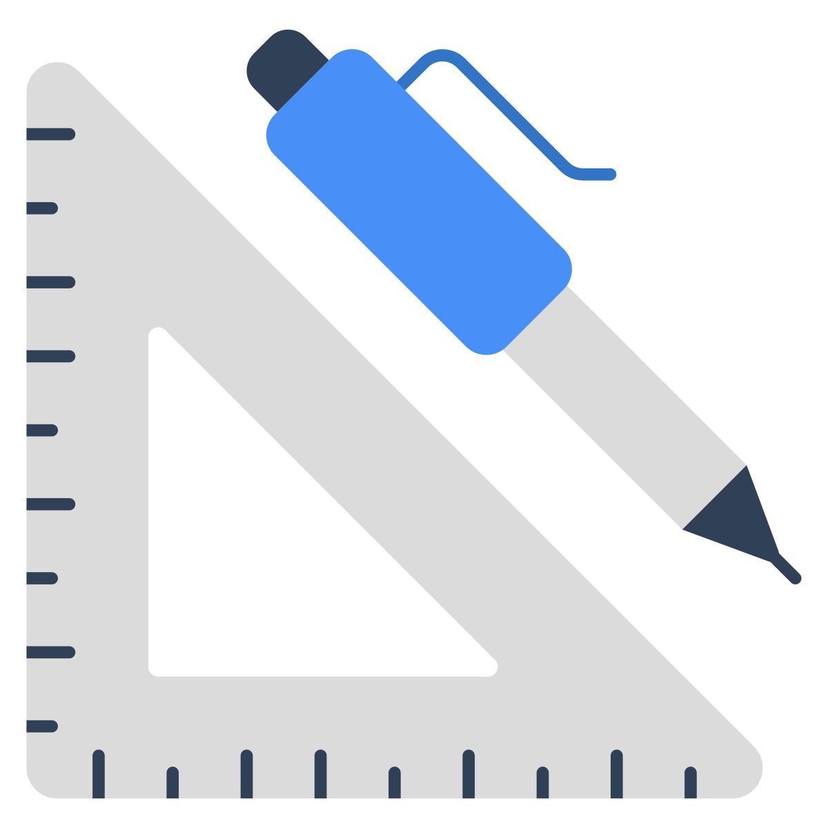 escala retangular icon