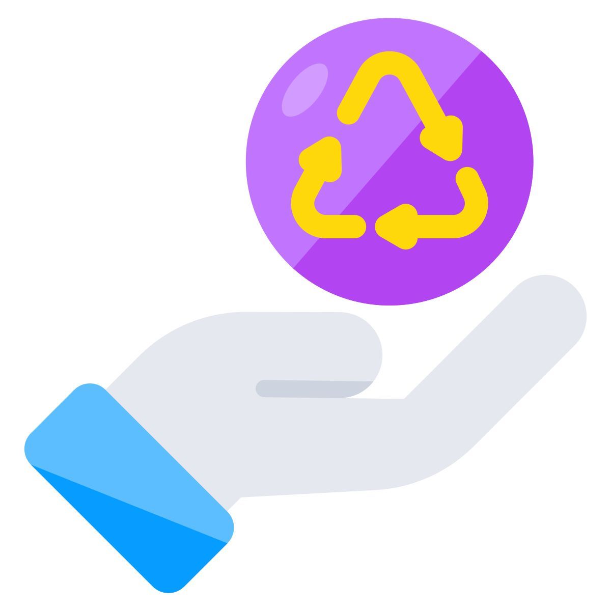 flechas de reciclagem icon