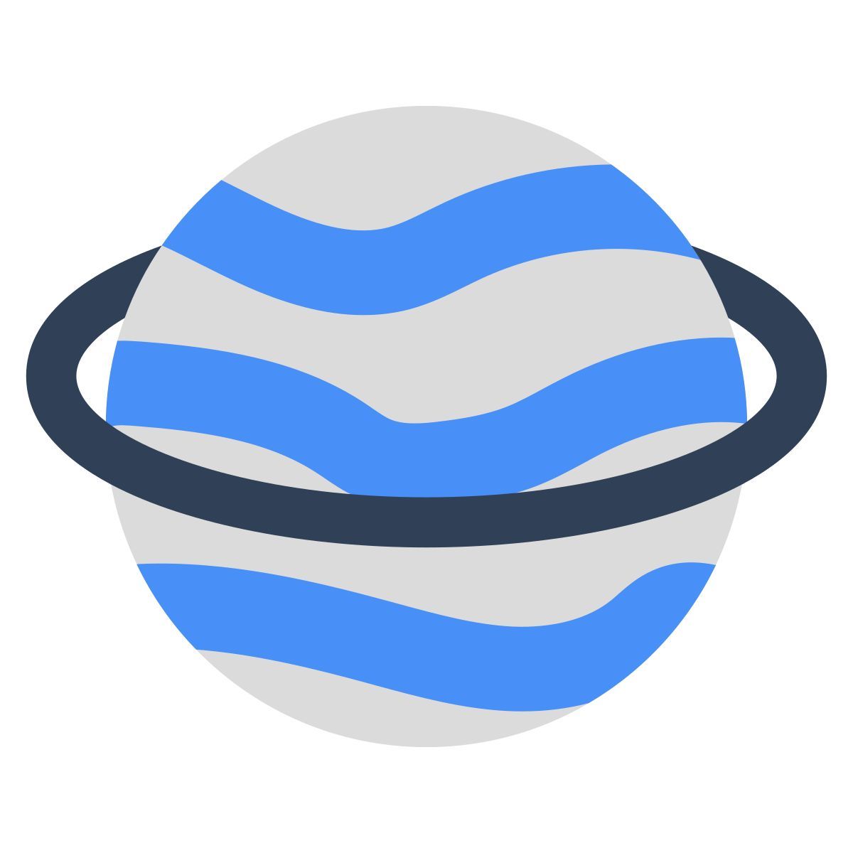 revolving planet icon