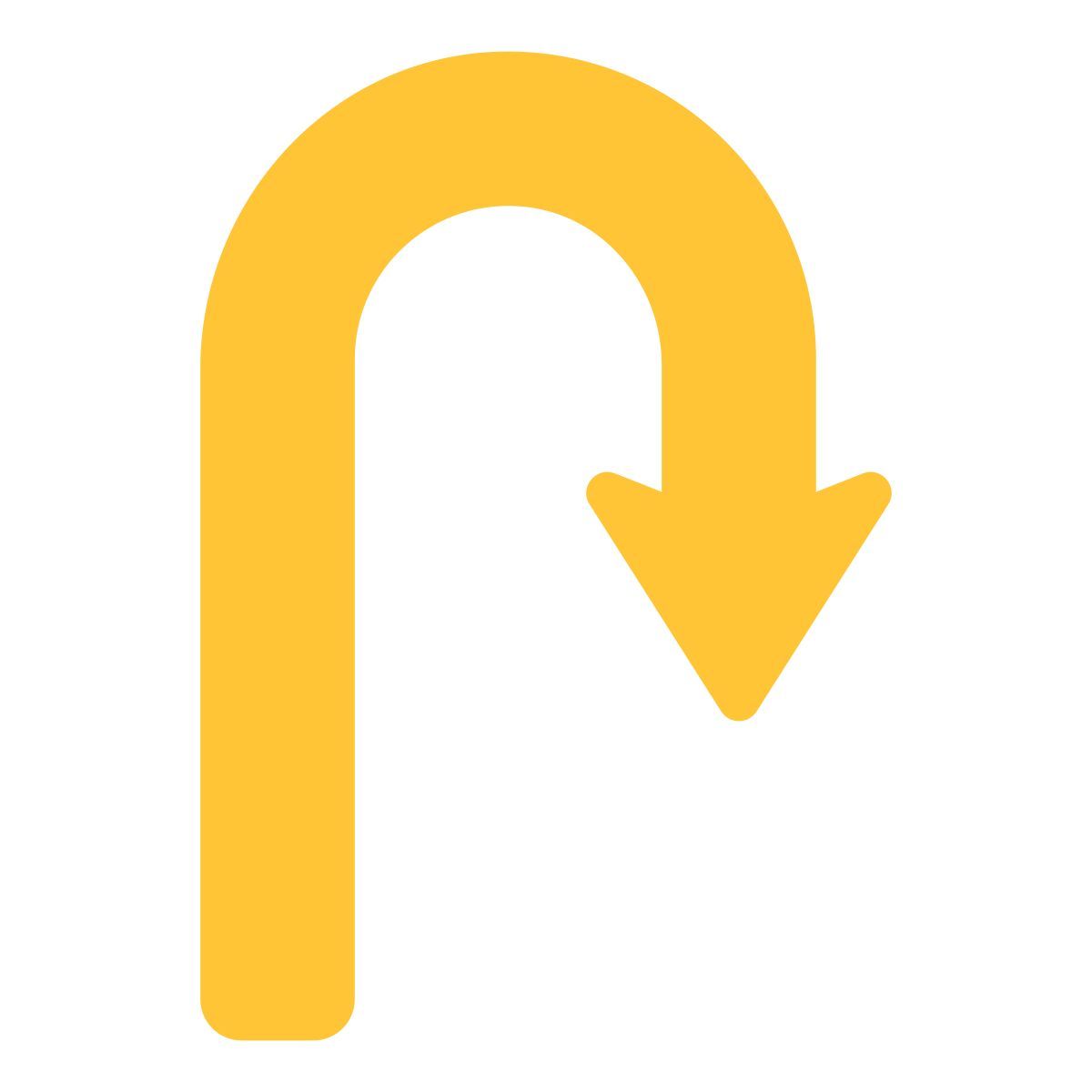 우회전 화살표 icon