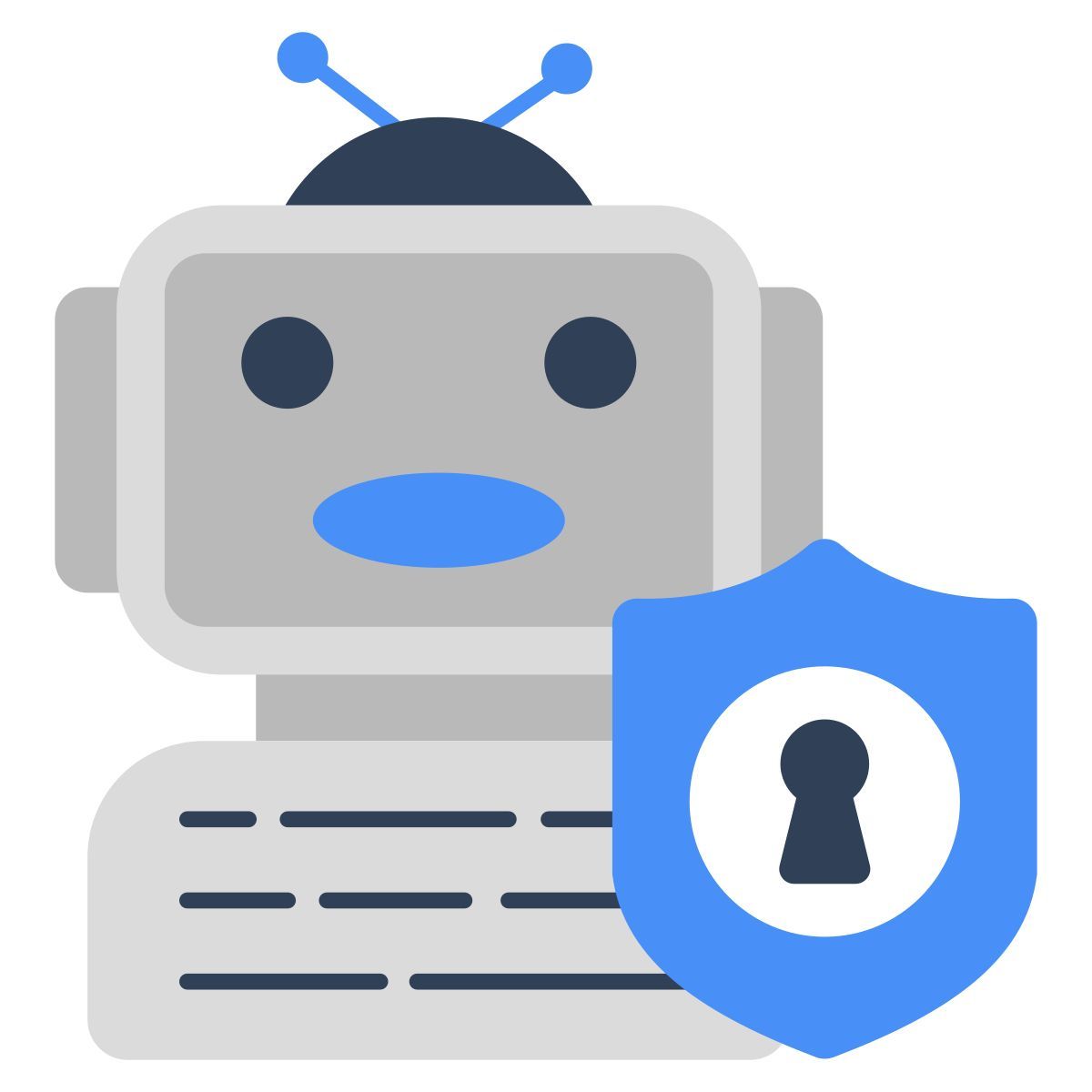 sicurezza dei robot icon
