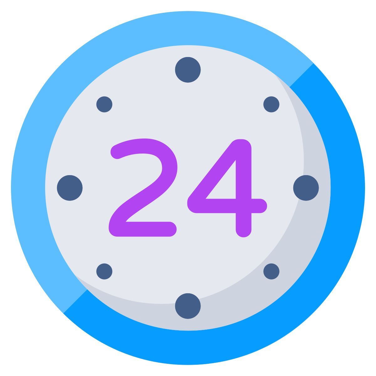 round the clock icon
