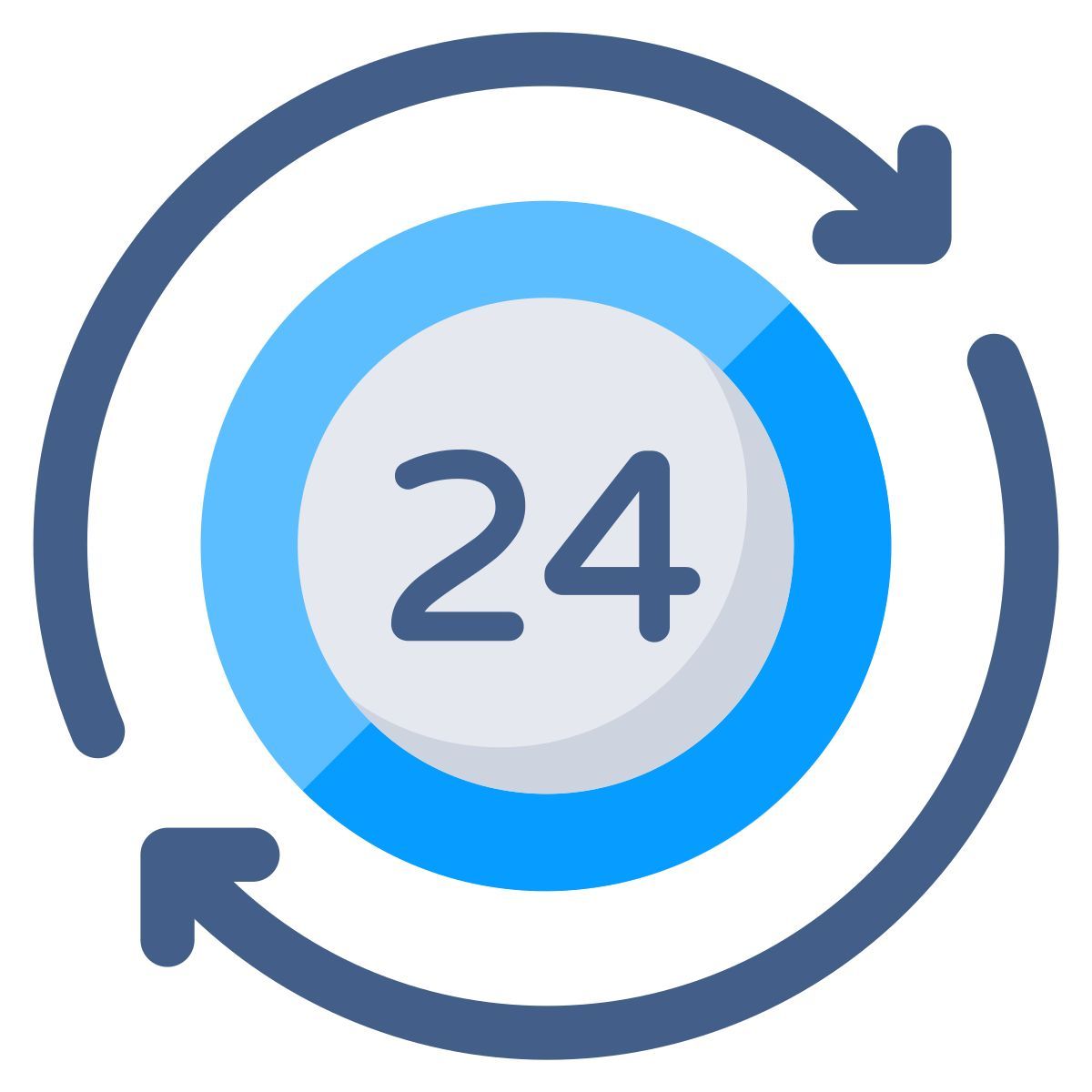 round the clock icon