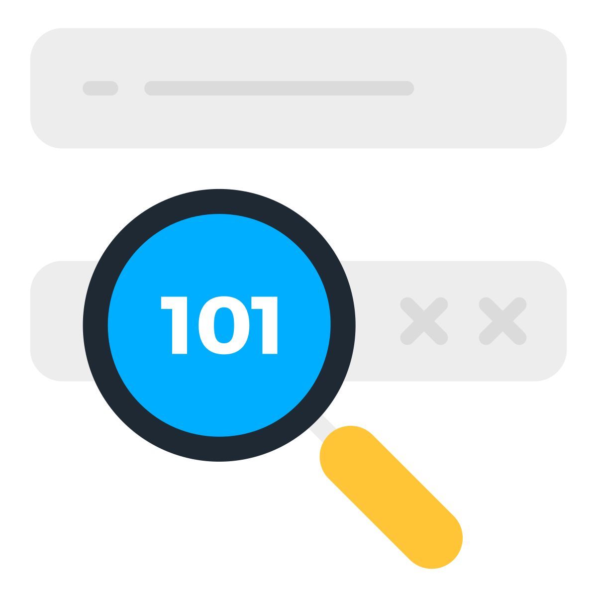 search binary code icon